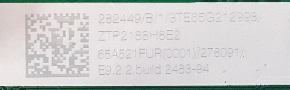 MAIN PARA SMART TV HISENSE ( 3840x2160 ) CON HDR / NUMERO DE PARTE 282449 / RSAG7.820.10315 / 248394 / PANEL HD650YU71-T0L1\GM\CKD3A\ROH / NUMERO DE DISPLAY HV650QUB-F90 / MODELO 65R6E4 - Imagen 3